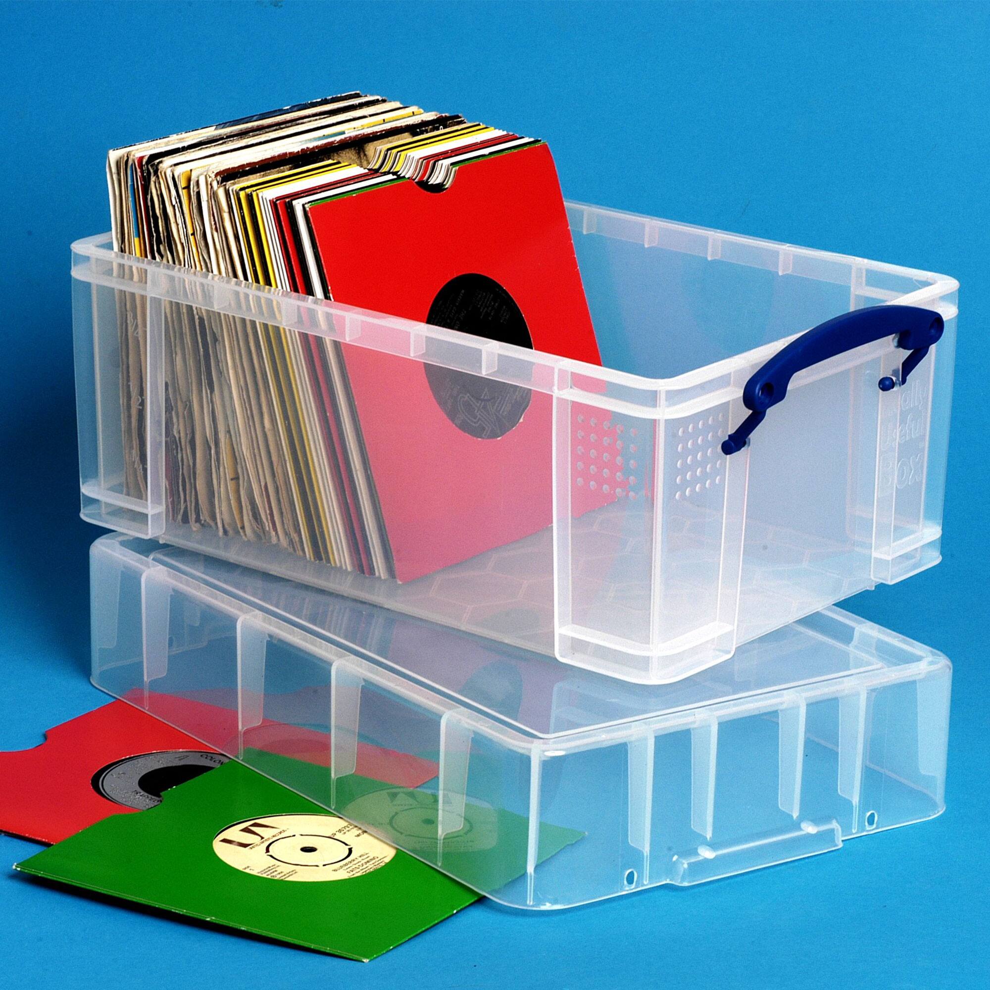 Alt View 10. Really Useful Box - Really Useful Box 9 Liters Transparent Storage Container with Snap Lid, 8 Pack.