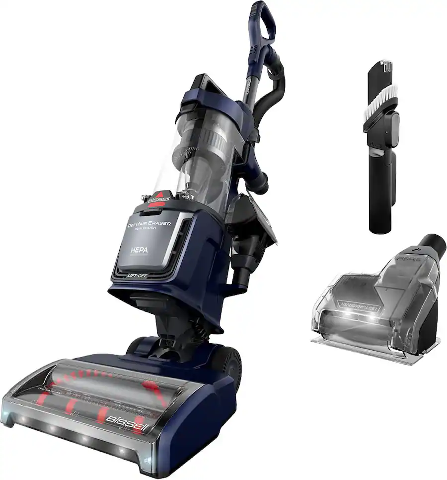 Eraser Add BISSELL BISSELL® Pet Hair Eraser® DualBrush Upright Vacuum Midnight ...