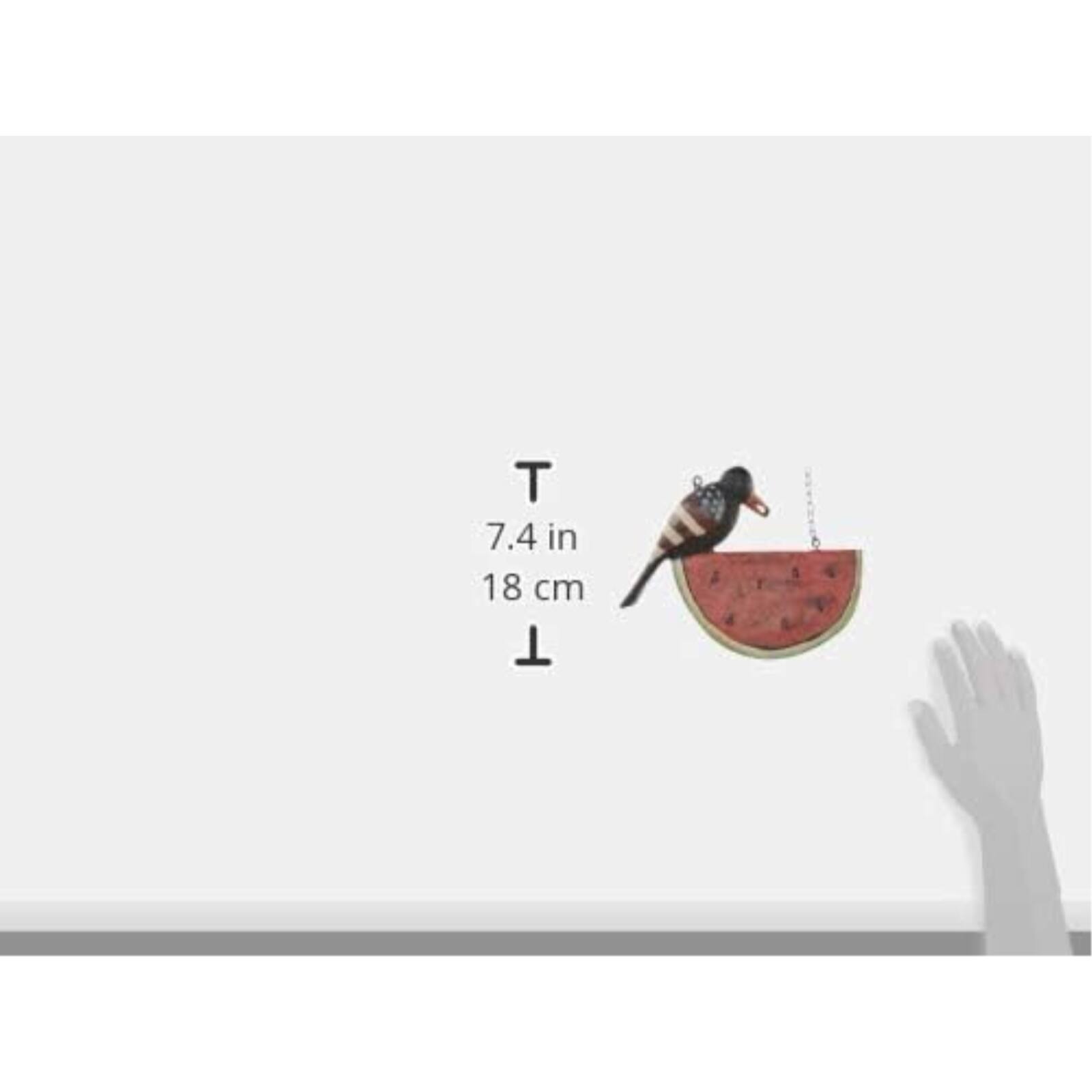 Alt View 2. K&K Interiors - K&K Interiors Black Americana Crow on Watermelon Arrow Replacement - Arrow NOT included - Multicolor.