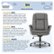 Alt View Zoom 19. Serta - Fairbanks Bonded Leather Big and Tall Executive Office Chair - Gray.