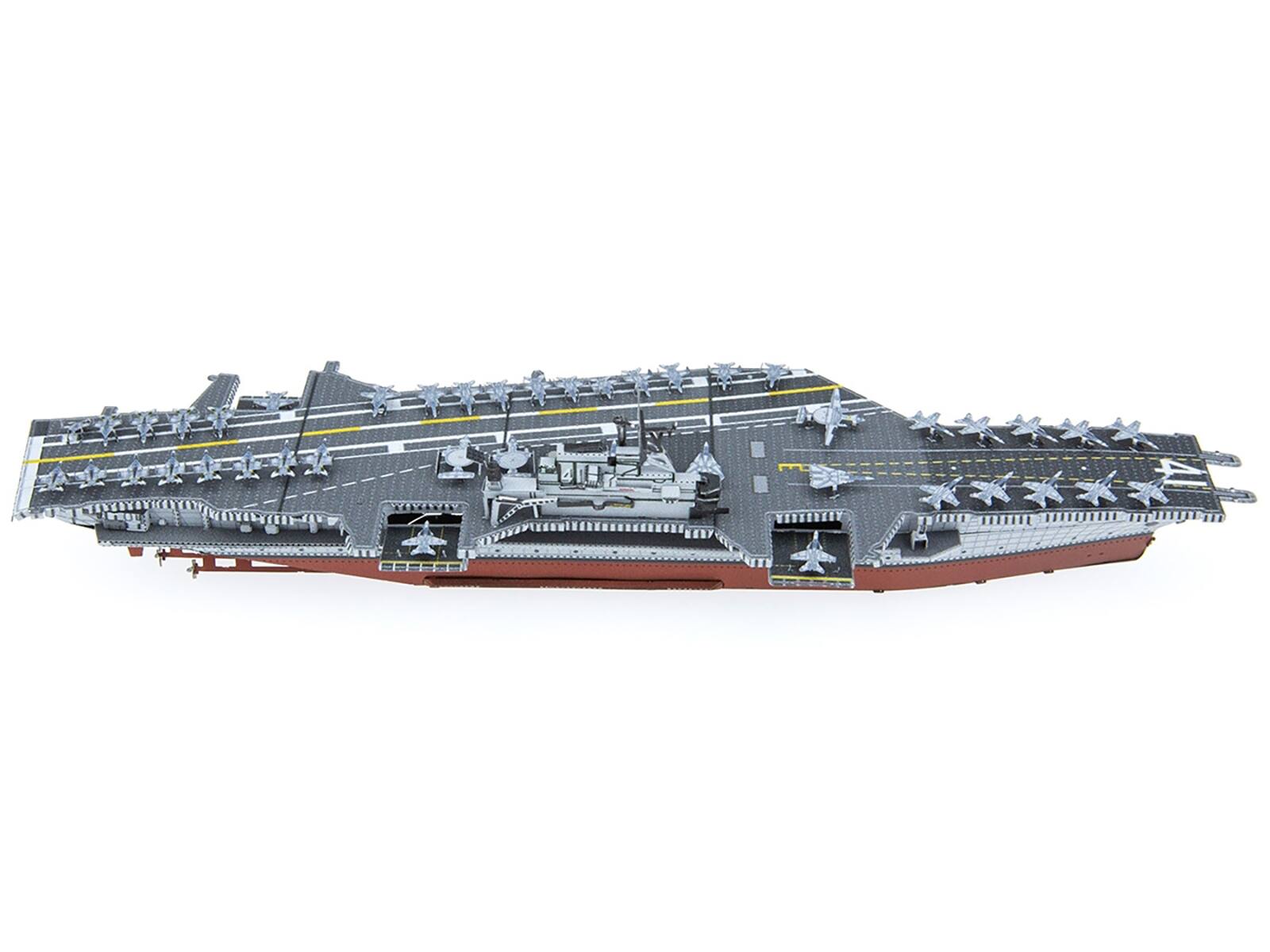 Alt View 1. Metal Earth - Model Kit USS Midway (CV-41) Aircraft Carrier (Challenging Difficulty) Steel Model Kit by Metal Earth.