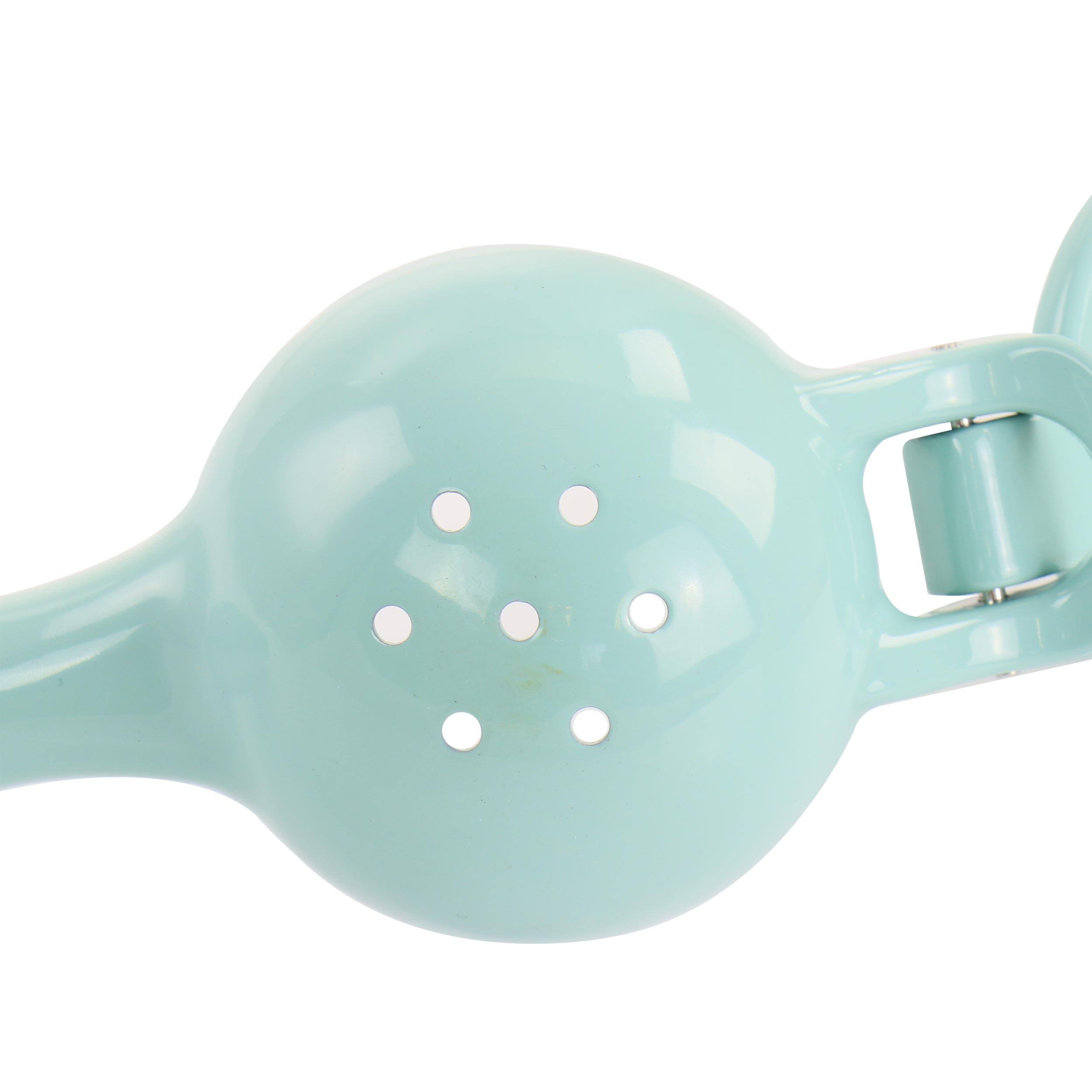 Alt View 3. Martha Stewart - Martha Stewart Cast Aluminum Citrus Squeezer - Teal.