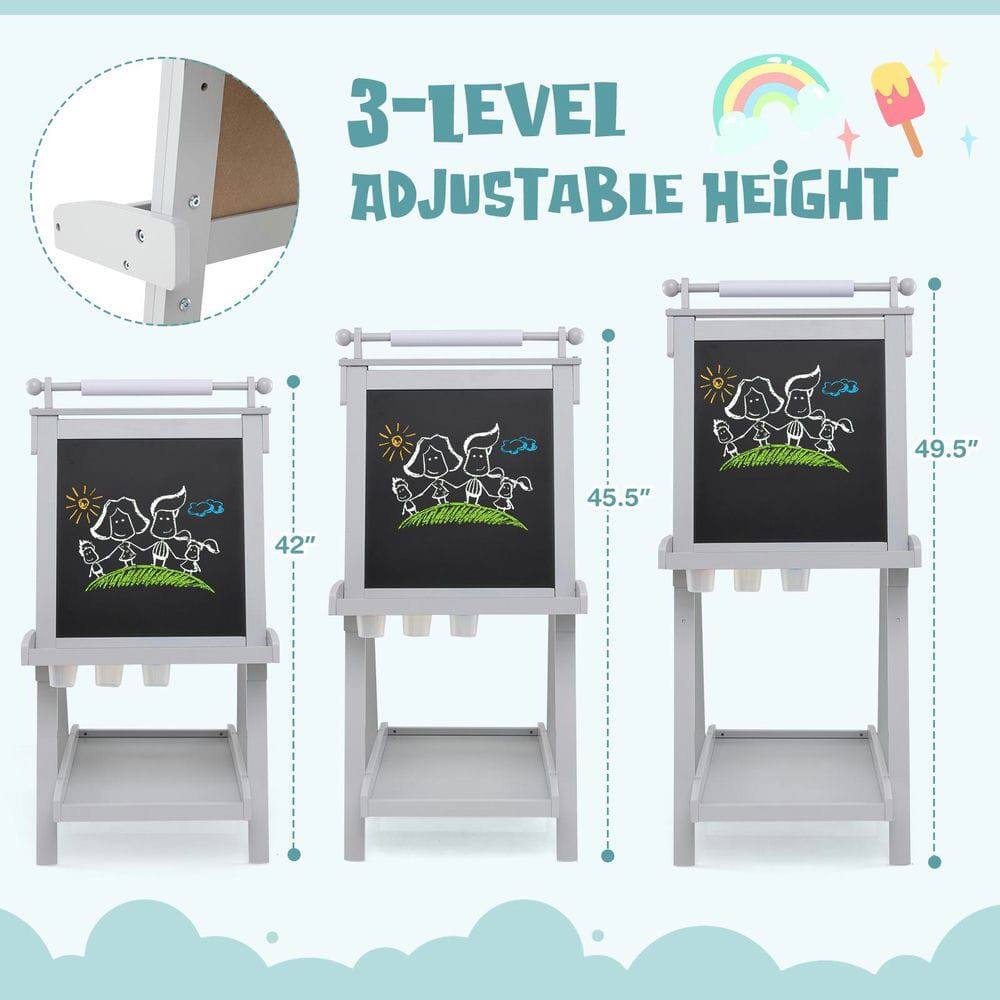 3-LEVEL ADJUSTABLE HEIGHT  
49.5"  
45.5"  
42"
