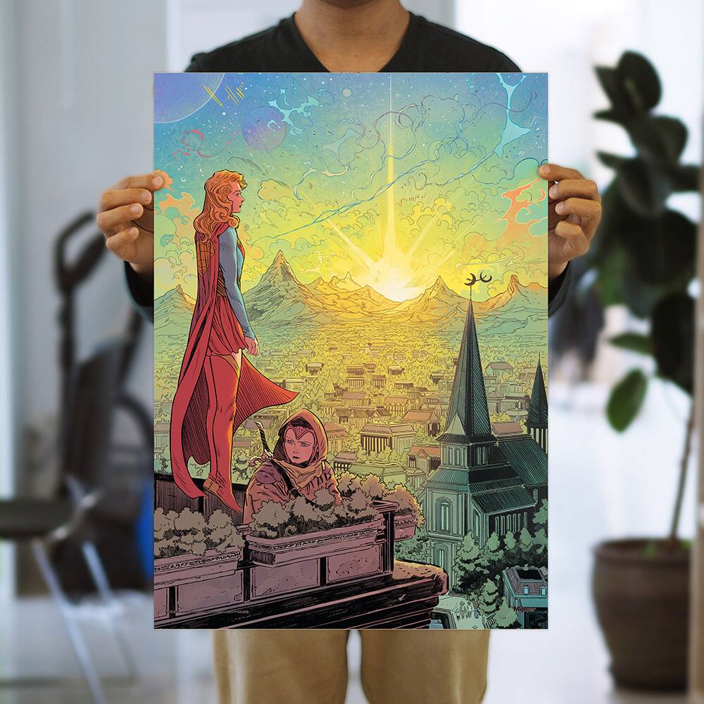 Alt View 4. Trend Setters - Supergirl (Woman of Tomorrow) MightyPrint™ Wall Art MP17241137 - Multicolor.