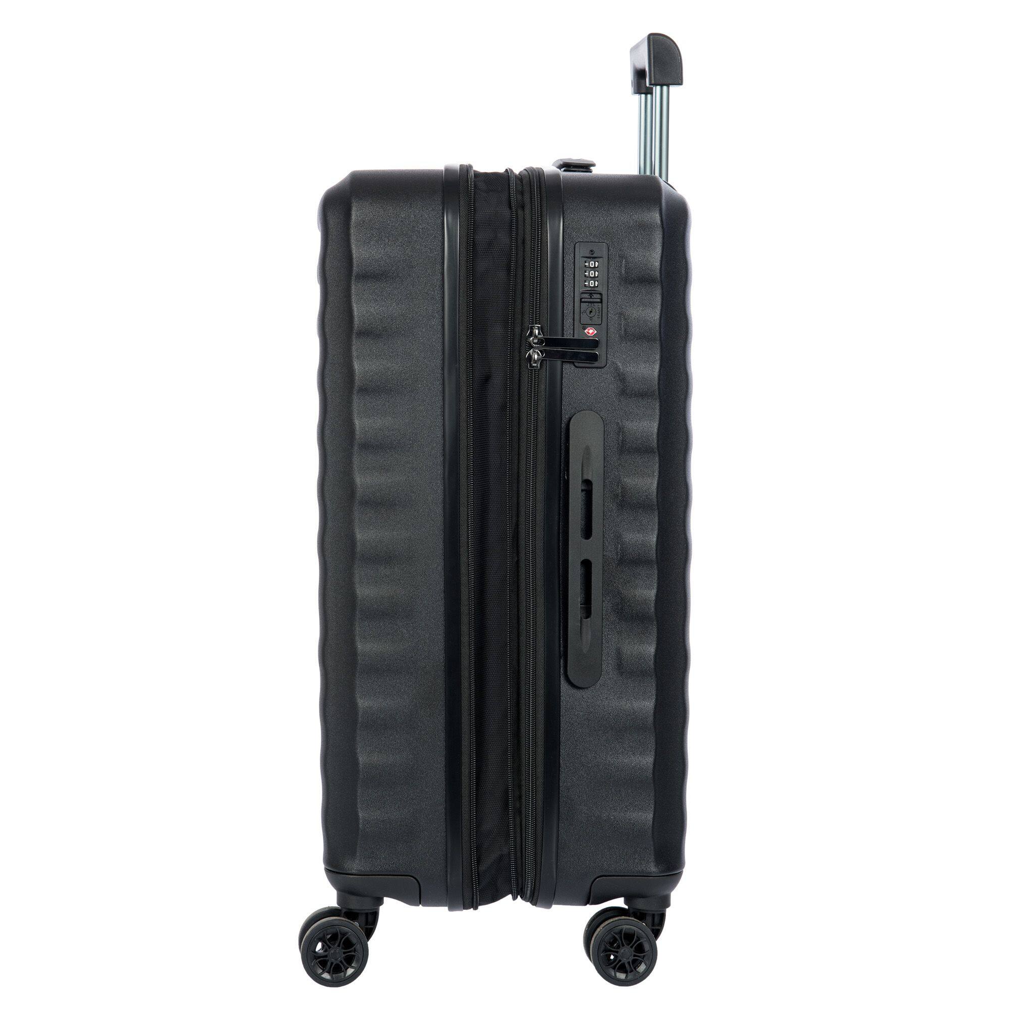Back. Bric's - Nausicaa Hardside Expandable 27" Medium Checked Spinner Luggage - Black.