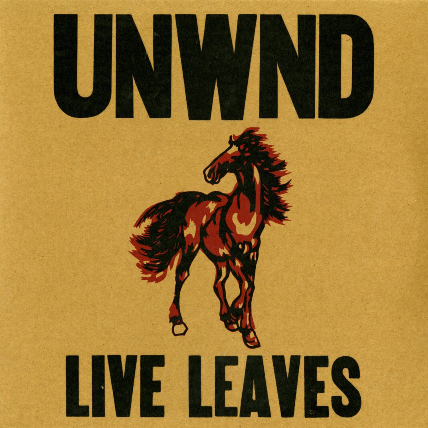 Unwound - Live Leaves - Autumn Red   - VINYL LP