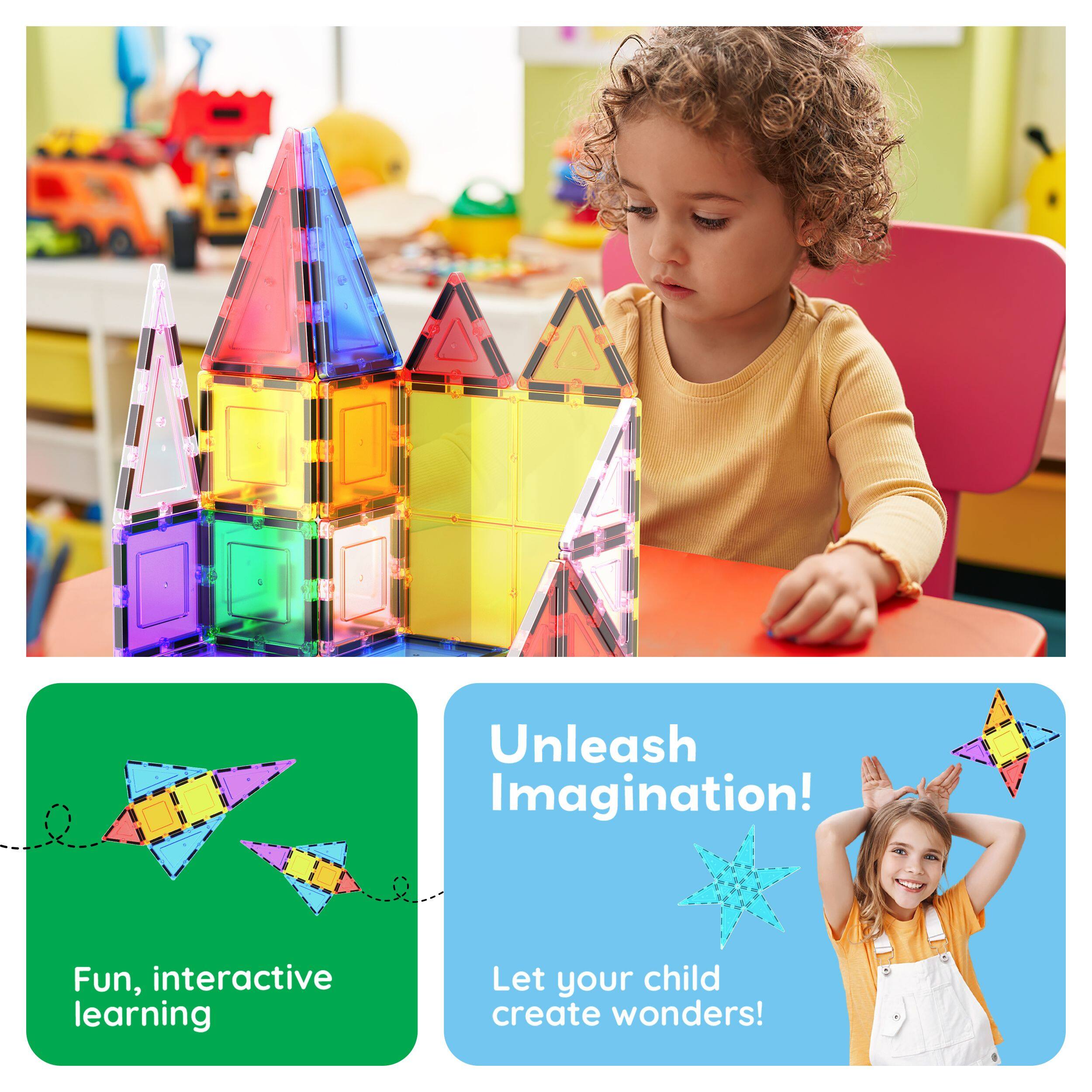 Unleash Imagination! Let your child create wonders! Fun, interactive learning