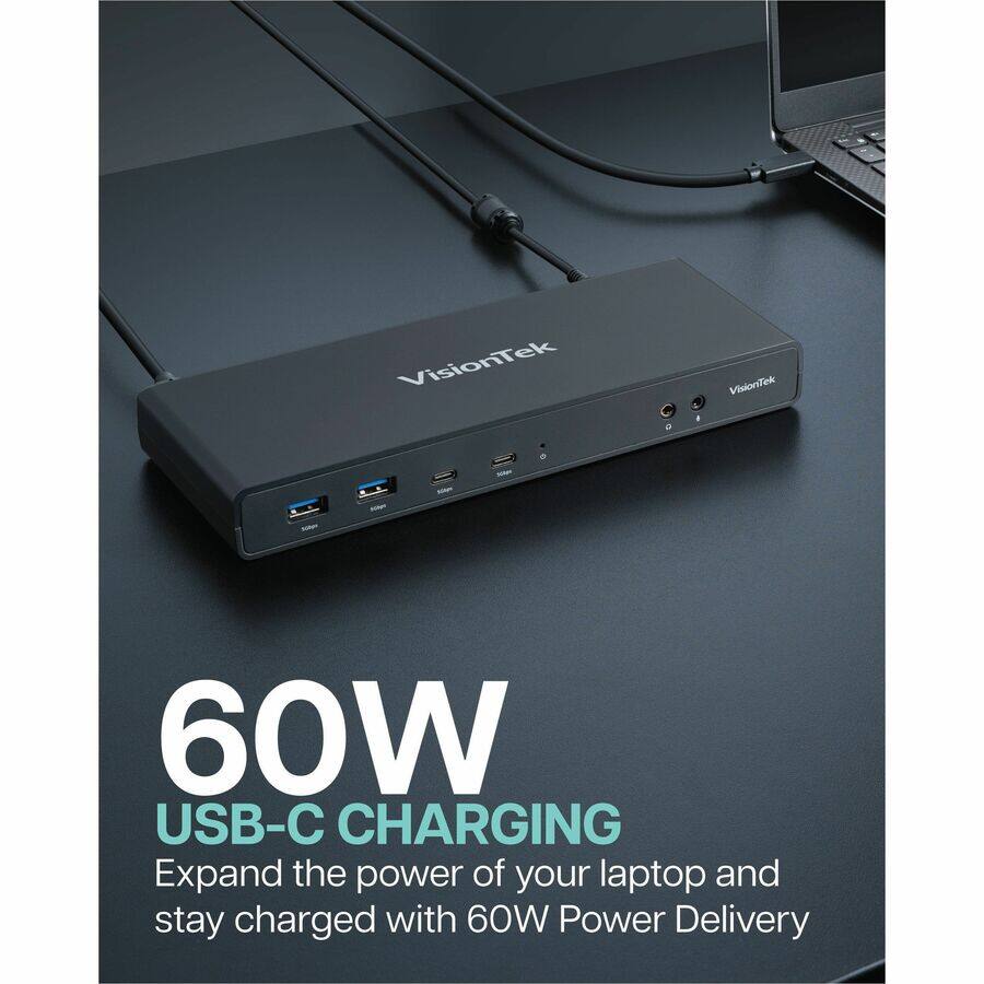 VisionTek - 60W USB-C CHARGING

Expand the power of your laptop and stay charged with 60W Power Delivery