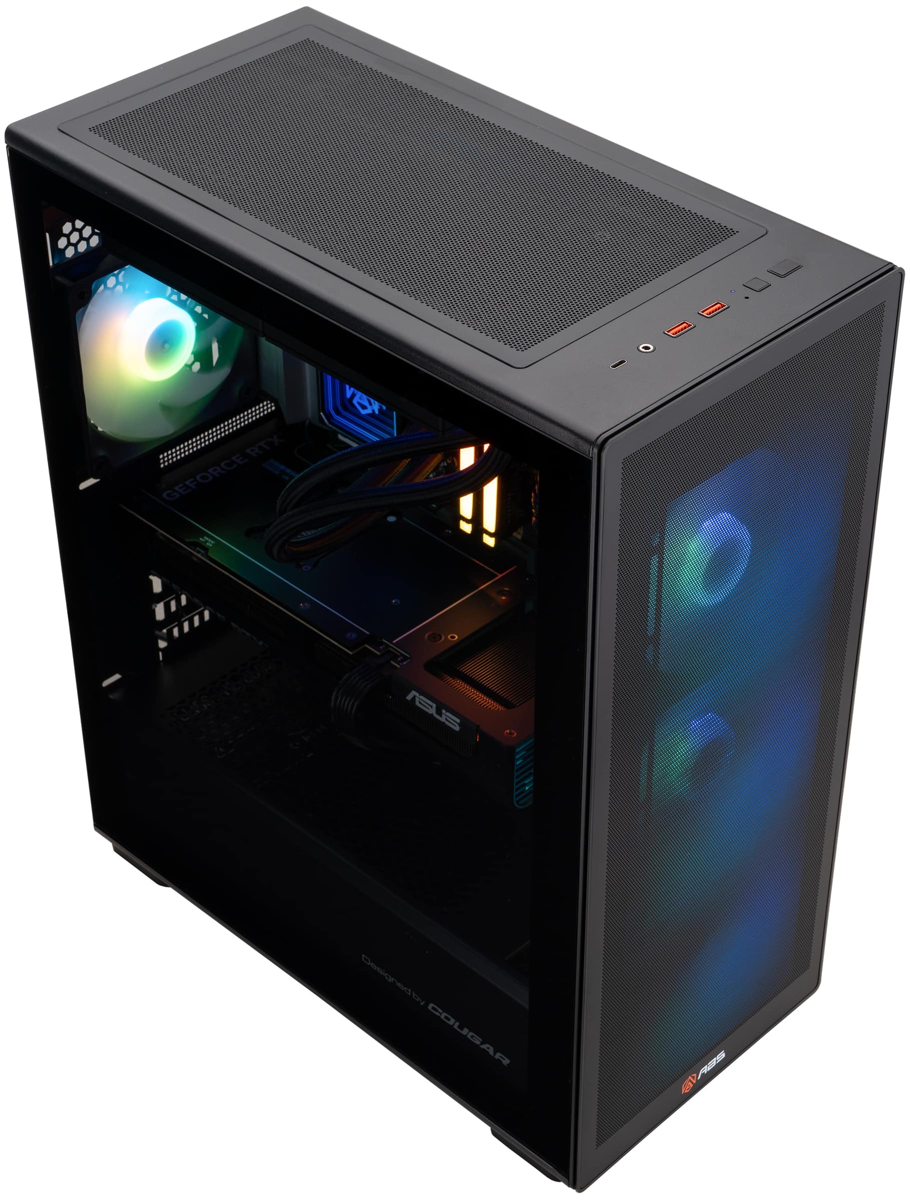 ADVANCED BATTLESTATIONS ABS Stratos Aqua Gaming PC Powered by Asus