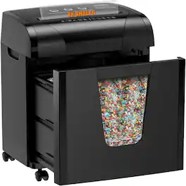 Loheer - 18-Sheet Cross Cut Paper Shredder P-4 Heavy Duty for Home Office