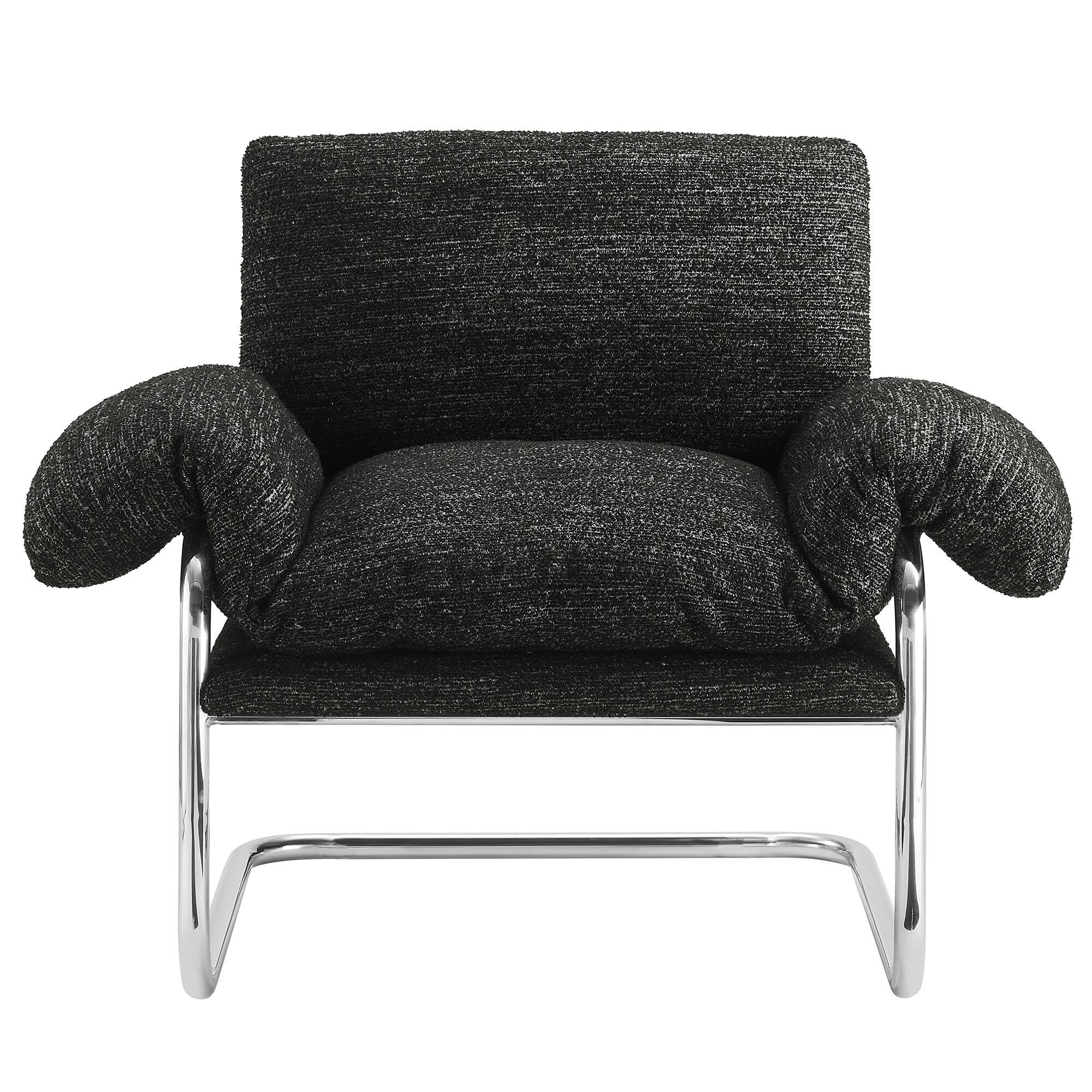 Alt View 4. Modway - Ansel Accent Chair - Charcoal.