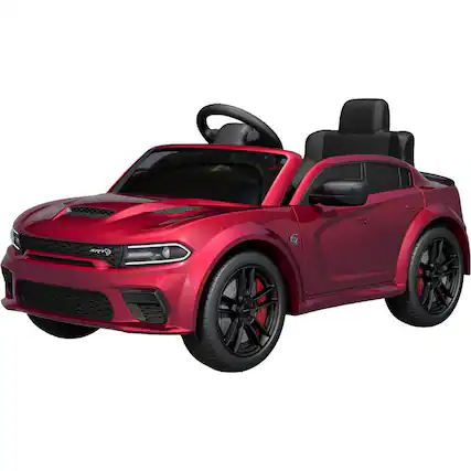 Front. Best Ride On Cars - Best Ride On Cars DODCHARBURG Dodge Charger SRT 12V Battery Powered Ride On Toy - Burgundy - Black.