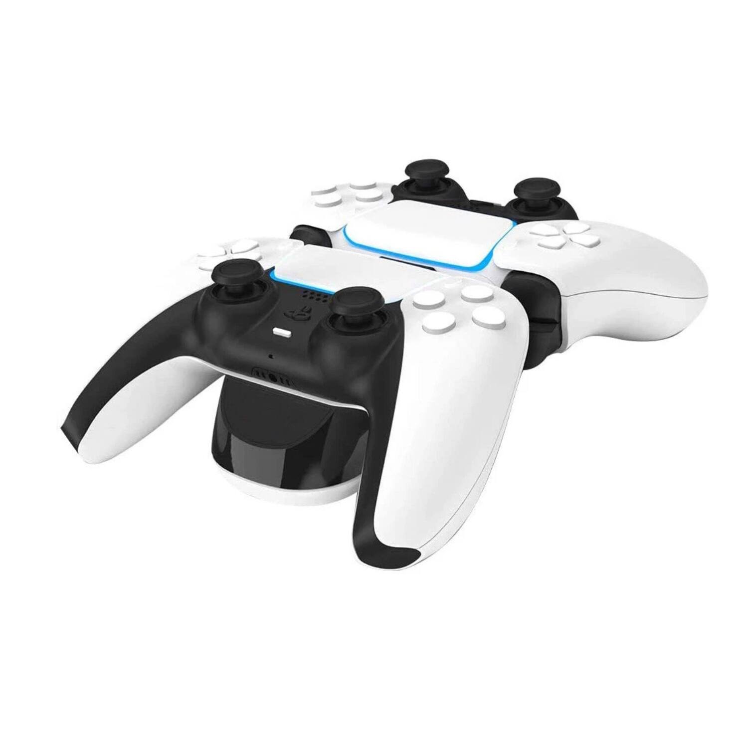 Angle. Stock Preferred - USB Dual Charging Dock Station for PlayStation 5 Controllers - Black.