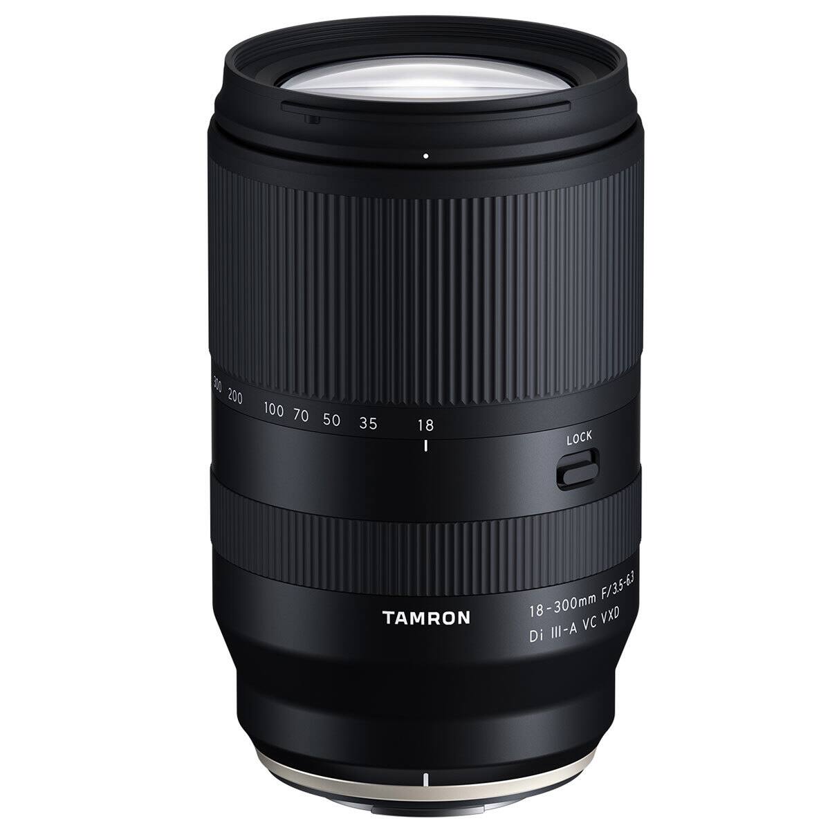200 100 70 50  
35  
18  
LOCK  
TAMRON  
18-300mm F/3.5-6.3 VC VXD Di III-A
