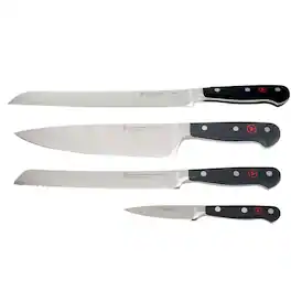 Wusthof - Classic 9" Bread Knife + Knife Set – 3.5" Paring, 8" Bread, Chefs Knives