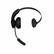 Back. BlueParrott - Pro B350 Wireless Bluetooth Mono Headset with 98% AI Voice Isolation Mics and Lightweight Headband - Black.