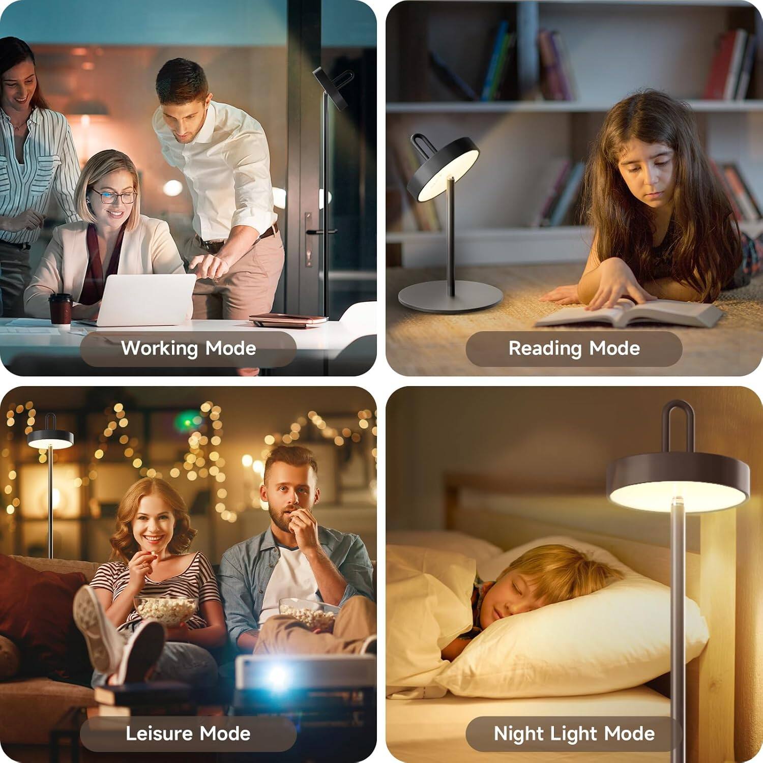 Working Mode  
Reading Mode  
Leisure Mode  
Night Light Mode