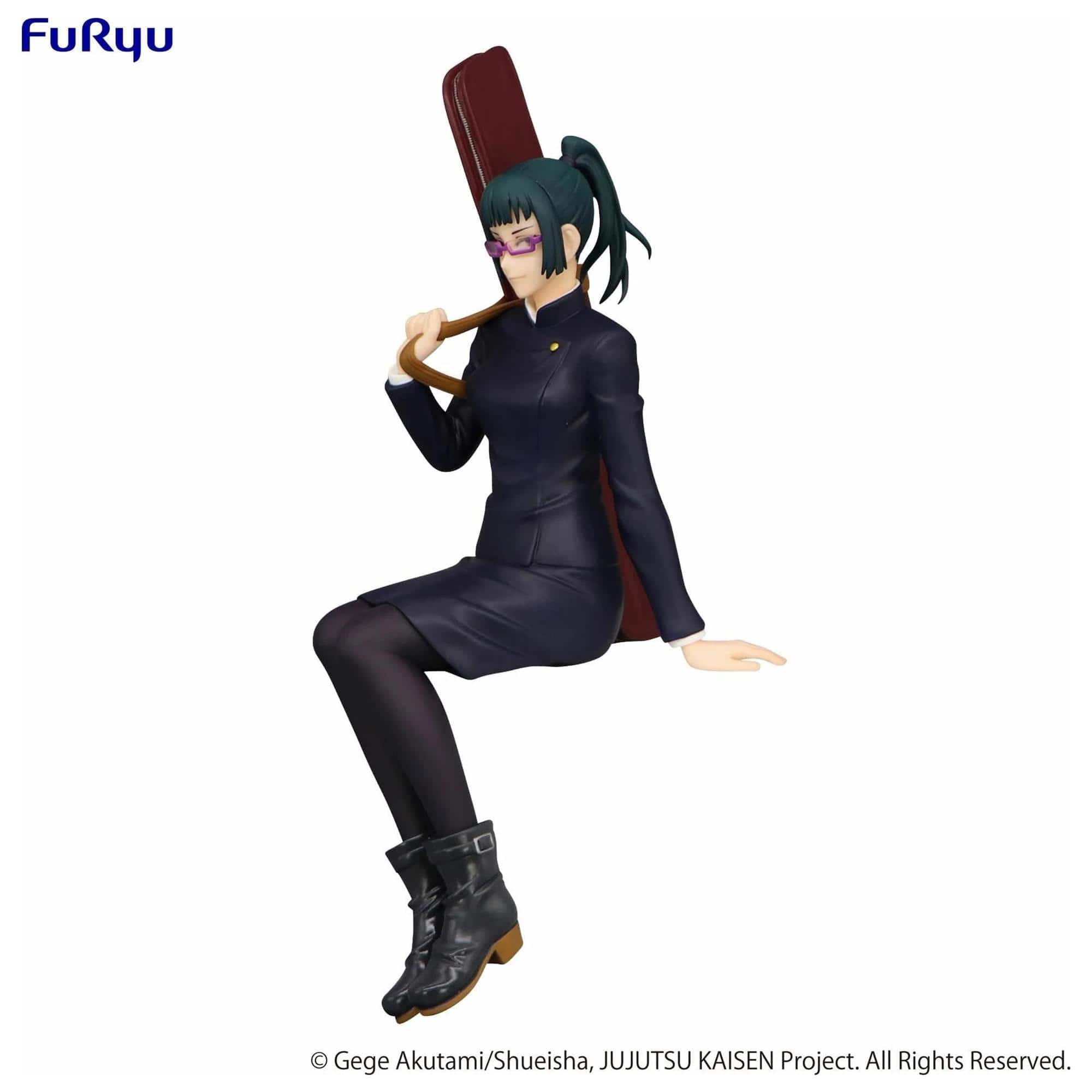 Little Buddy Jujutsu Kaisen Maki Zenin Noodle Stop Figure Black