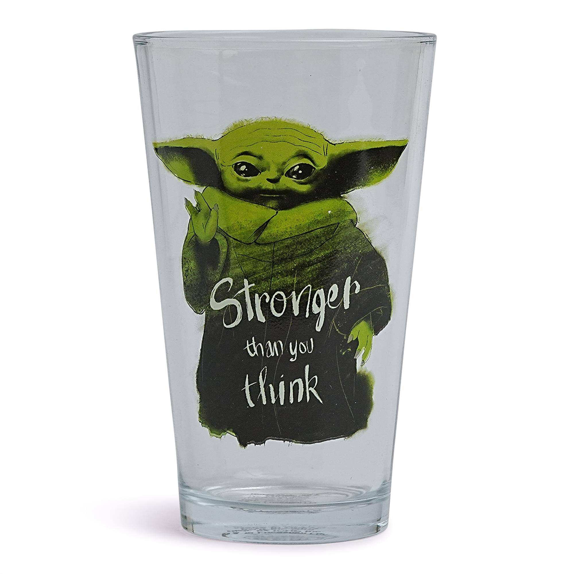 "Star Wars - Grogu ""Stronger Than You Think"" 16oz Pint Glass - Multi-Colored" price history on PriceWatchPro