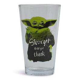 Star Wars - Grogu "Stronger Than You Think" 16oz Pint Glass - Multi-Colored