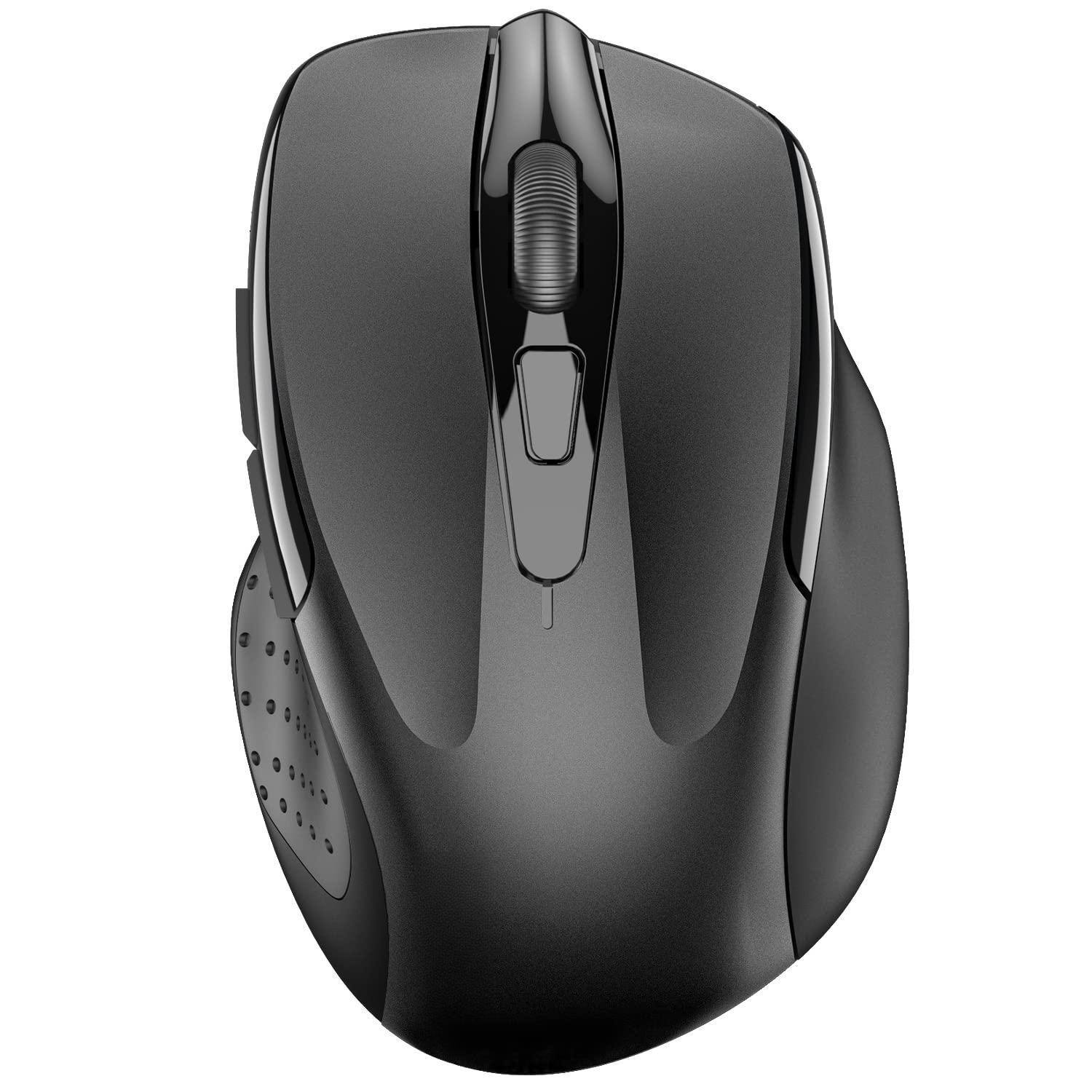 Cozy Serene - Wireless Mouse (2.4g & Bt5.0/3.0) Silent 4800 Dpi 6-button Usb A - Wide Compatibility Black - Wireless - Default