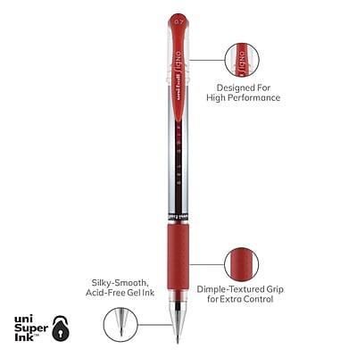 0.7 OND  
Designed For High Performance  
Silky-Smooth, Acid-Free Gel Ink  
Dimple-Textured Grip for Extra Control  
uni Super Ink
