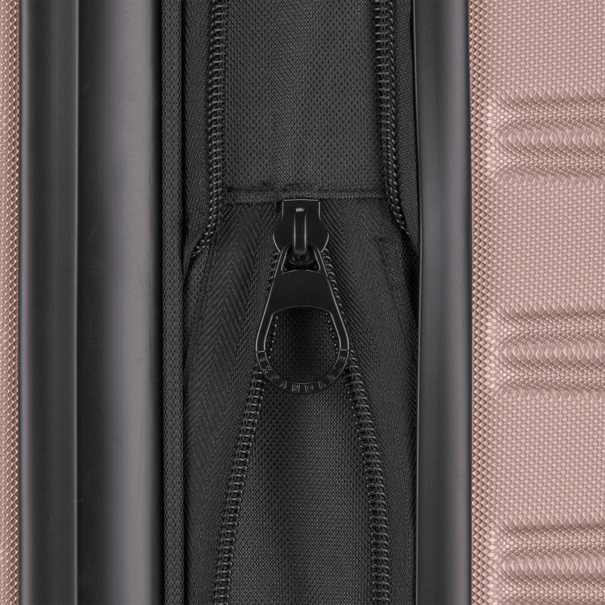 Alt View 3. Bugatti - Mecca 2 Piece Hardside Luggage Set with Expansion - Blush.