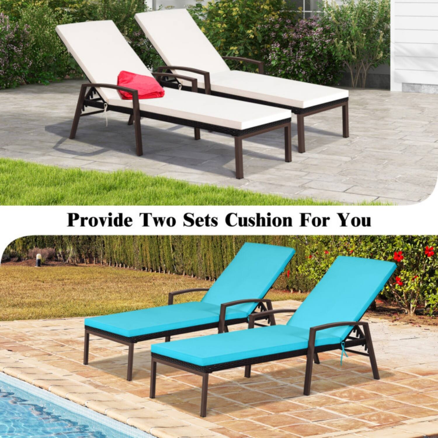 Provide Two Sets Cushion For You