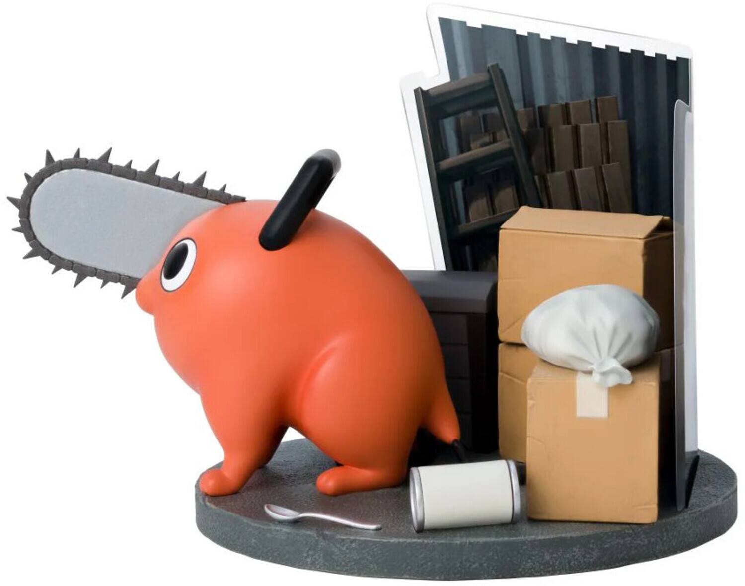 Alt View 1. ABYSSE AMERICA - Chainsaw Man - SG - Pochita Figurine   - COLLECTIBLES - Multicolor.
