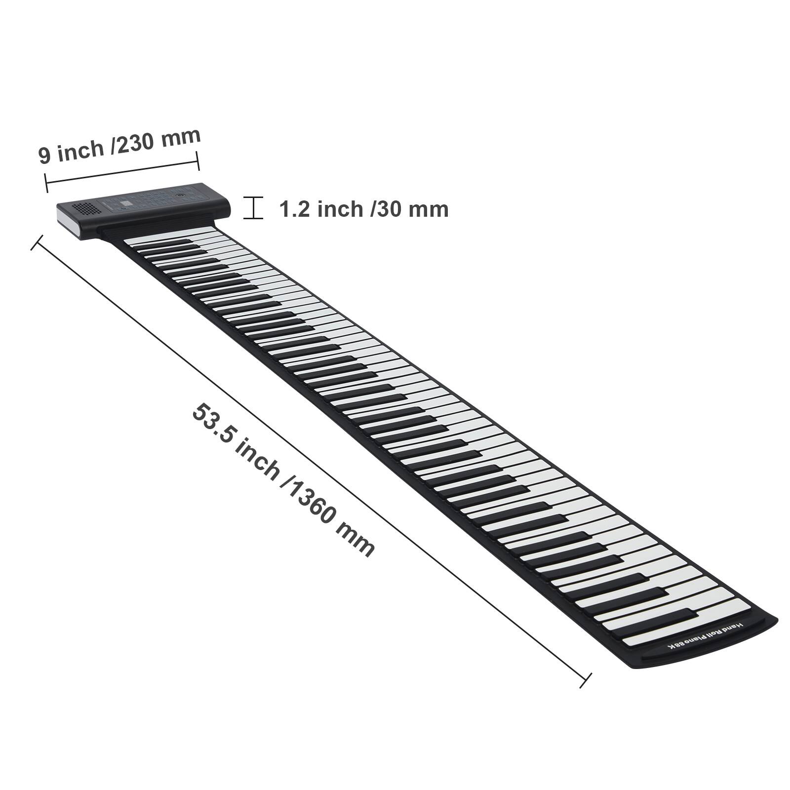9 inch / 230 mm  
1.2 inch / 30 mm  
53.5 inch / 1360 mm