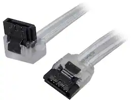 Nippon Labs - SATA3L0.8FT-90/180SL 0.8 ft. SATA III Cable w/ Locking Latch (90 degree to 180 degree) 0.8 feet- OEM