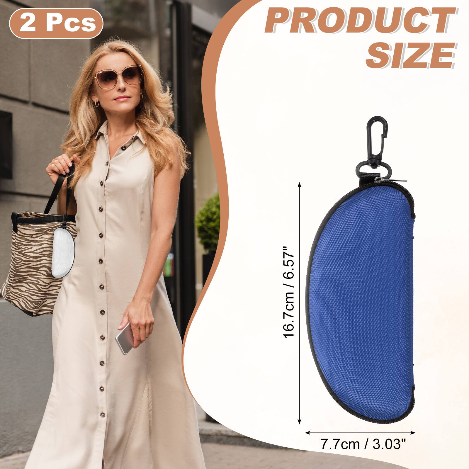 2 Pcs  
PRODUCT SIZE  
6.57" / 16.7cm / 7.7cm / 3.03"