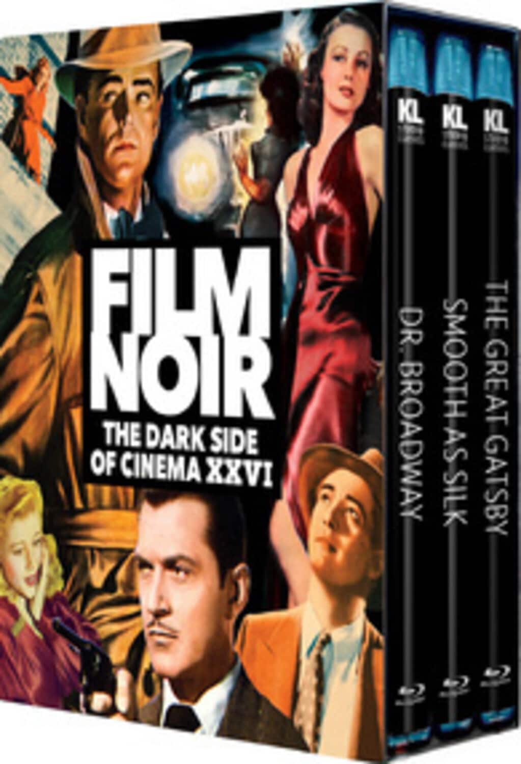 Film Noir: The Dark Side of Cinema XXVI (Dr. Broadway / Smooth As Silk / The Great Gatsby)  - BLU-RAY