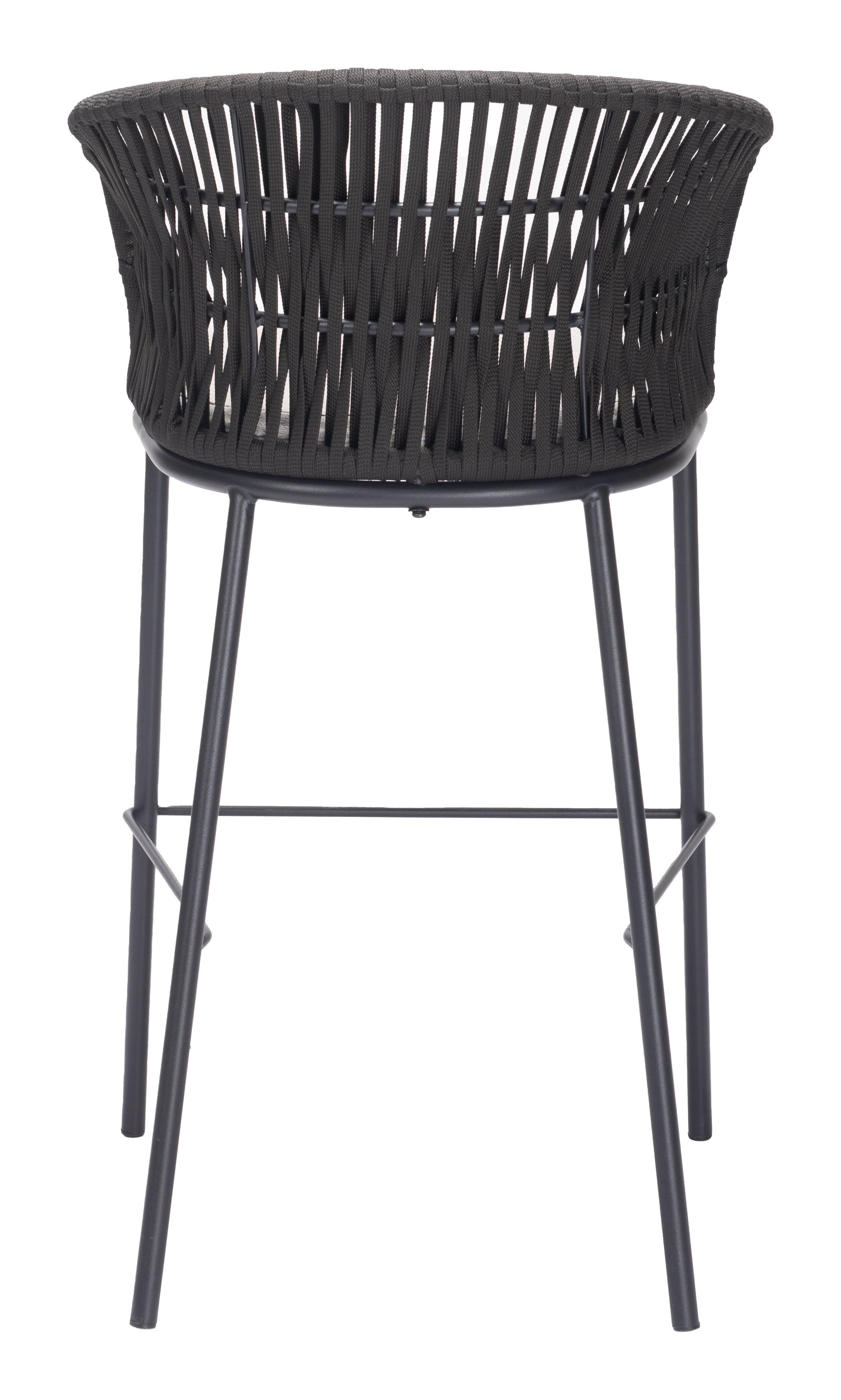 Alt View 2. Hivvago - Freycinet Barstool (Set of 2) Black - Black.