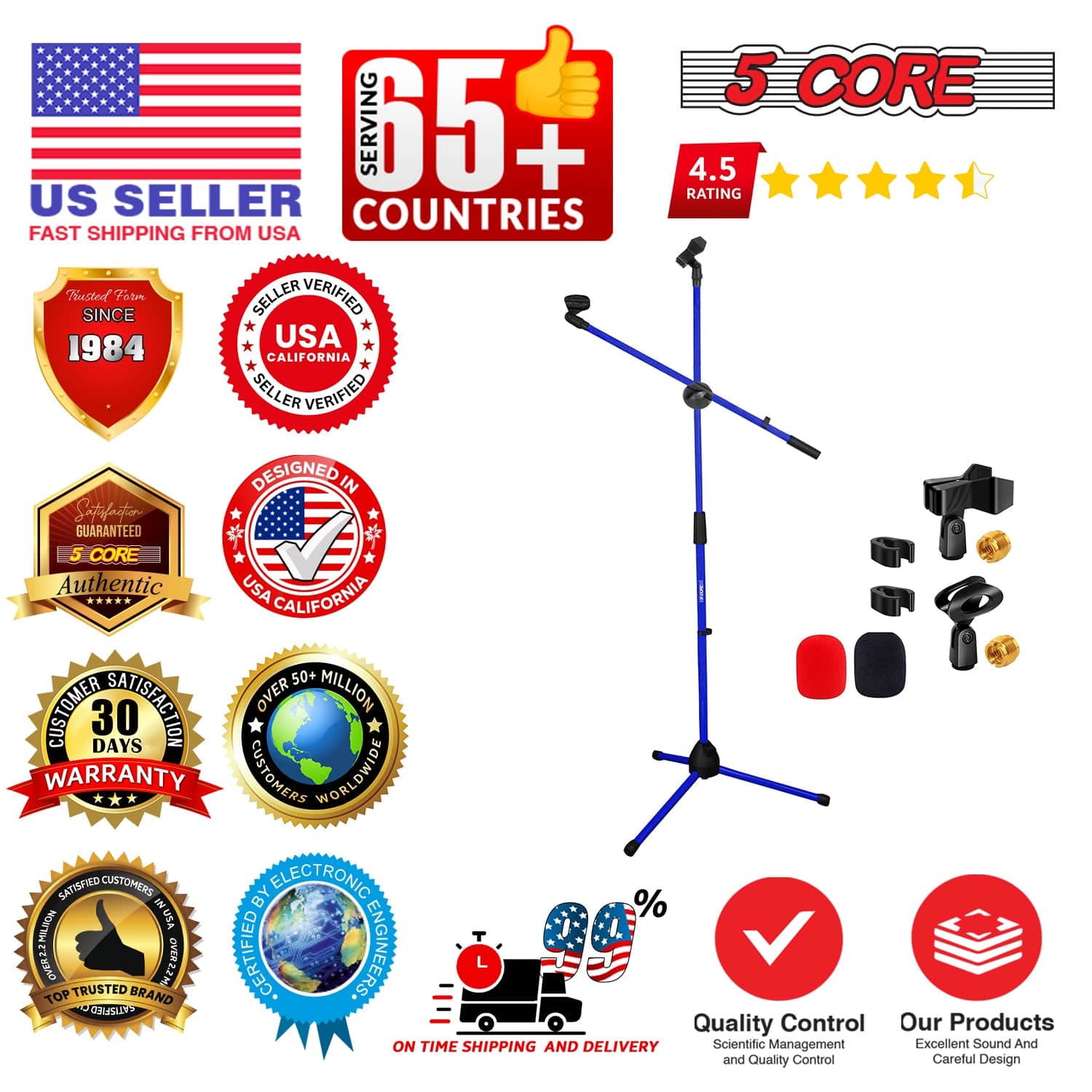 5 CORE, SERVING 65 + COUNTRIES, 4.5 RATING, US SELLER, FAST SHIPPING FROM USA, SINCE 1984, SELLER VERIFIED, DESIGNED IN, GUARANTEED, 5 CORE, Authentic, USA CALIFORNIA, 50+ CUSTOMER SATISFACTION, OVER MILLION CUSTOMERS WORLDWIDE, 30 DAYS WARRANTY, CUSTOMERS, SATISFIED CUSTOMERS BY ELECTRONIC ENGINEERS, TOP TRUSTED BRAND, Quality Control, Scientific Management, Our Products, ON TIME SHIPPING AND DELIVERY, Excellent Sound And Careful Design