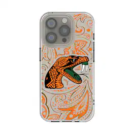 Keyscaper - NCAA - Florida A&M Rattlers iPhone Clear Case - 14 - Multicolor