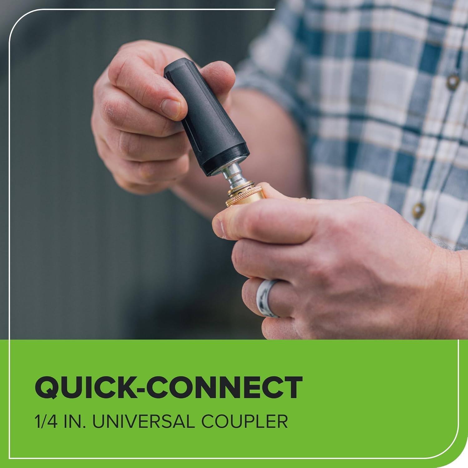 QUICK-CONNECT  
1/4 IN. UNIVERSAL COUPLER