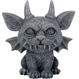 Pacific Trading - Gargoyle Bast Figurine 3.25 inch Gothic Home Decoration - Gray
