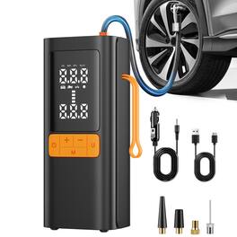 Fabibe - Tire Inflator Portable Air Compressor 150psi&12v Dc Pump For Car Tires With Led Light/digital Gauge/auto Shut-off - Default