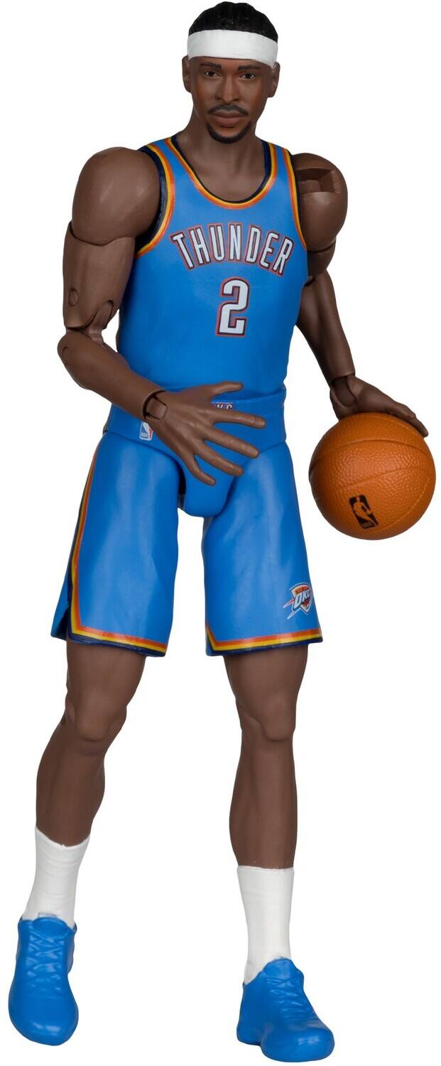 Alt View 1. McFarlane Toys - McFarlane SportsPicks - NBA - Shai Gilgeous-Alexander (Oklahoma City Thunder) 6" Action Figure   - COLLECTIBLES - Multicolor.