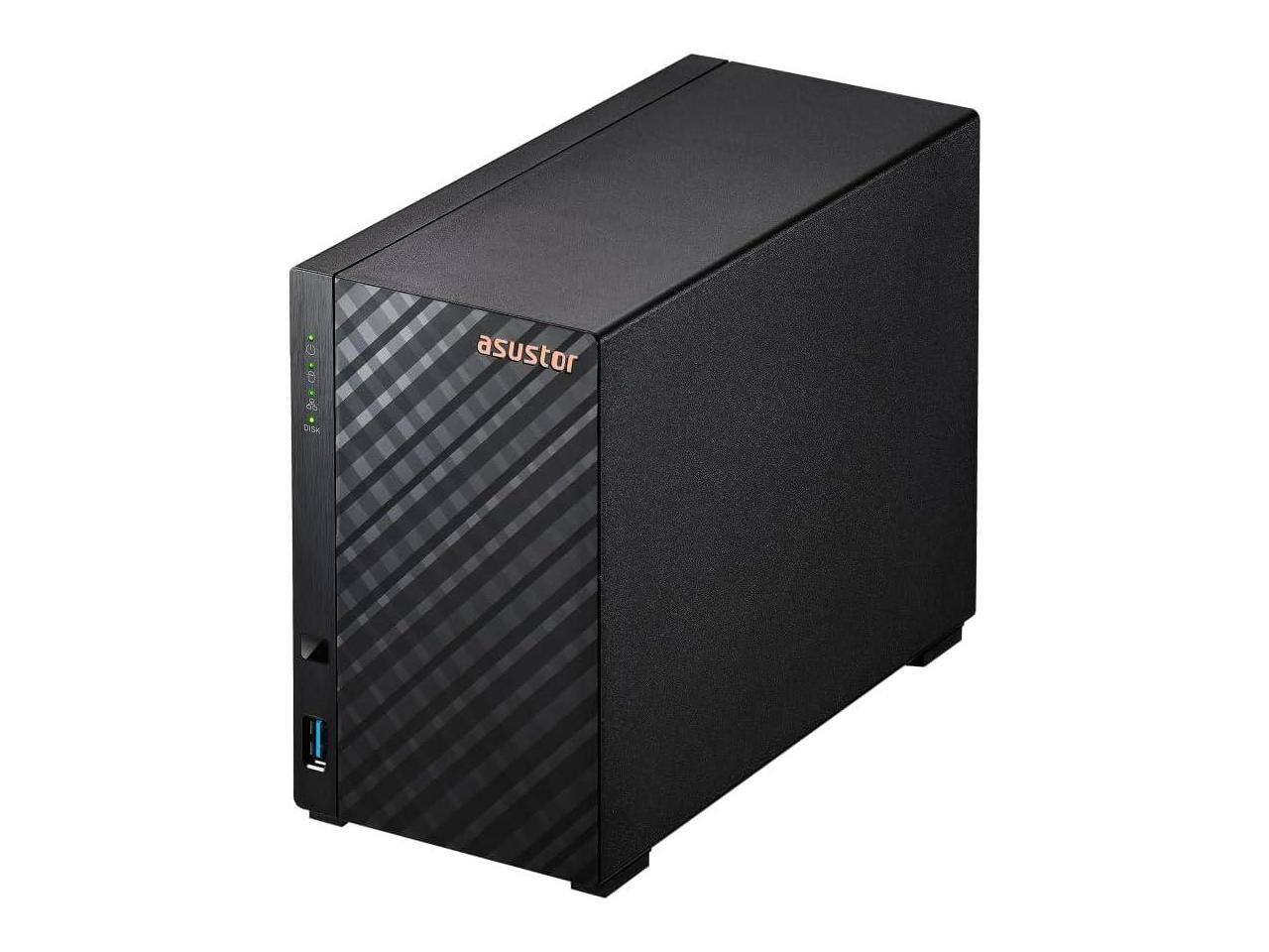 Asustor AS1202T Drivestor 2 Gen 2 ,2 Bay NAS, Quad Core 1.7GHz CPU