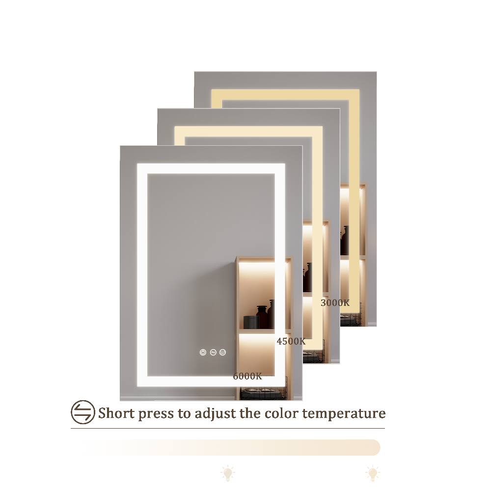 3000K - 4500K - 6000K  
Short press to adjust the color temperature