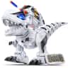 Ruko - 8809 Remote Control Robot Dinosaur Toy for Kids,Large Rechargeable Remote Control T-Rex,Gifts for Boys & Girls - White