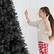 Alt View 7. Best Choice Products - Best Choice Products Artificial Christmas Tree, 9ft Premium Unlit Pine Design, Dense Branches w/Easy Assembly - Black - Black.