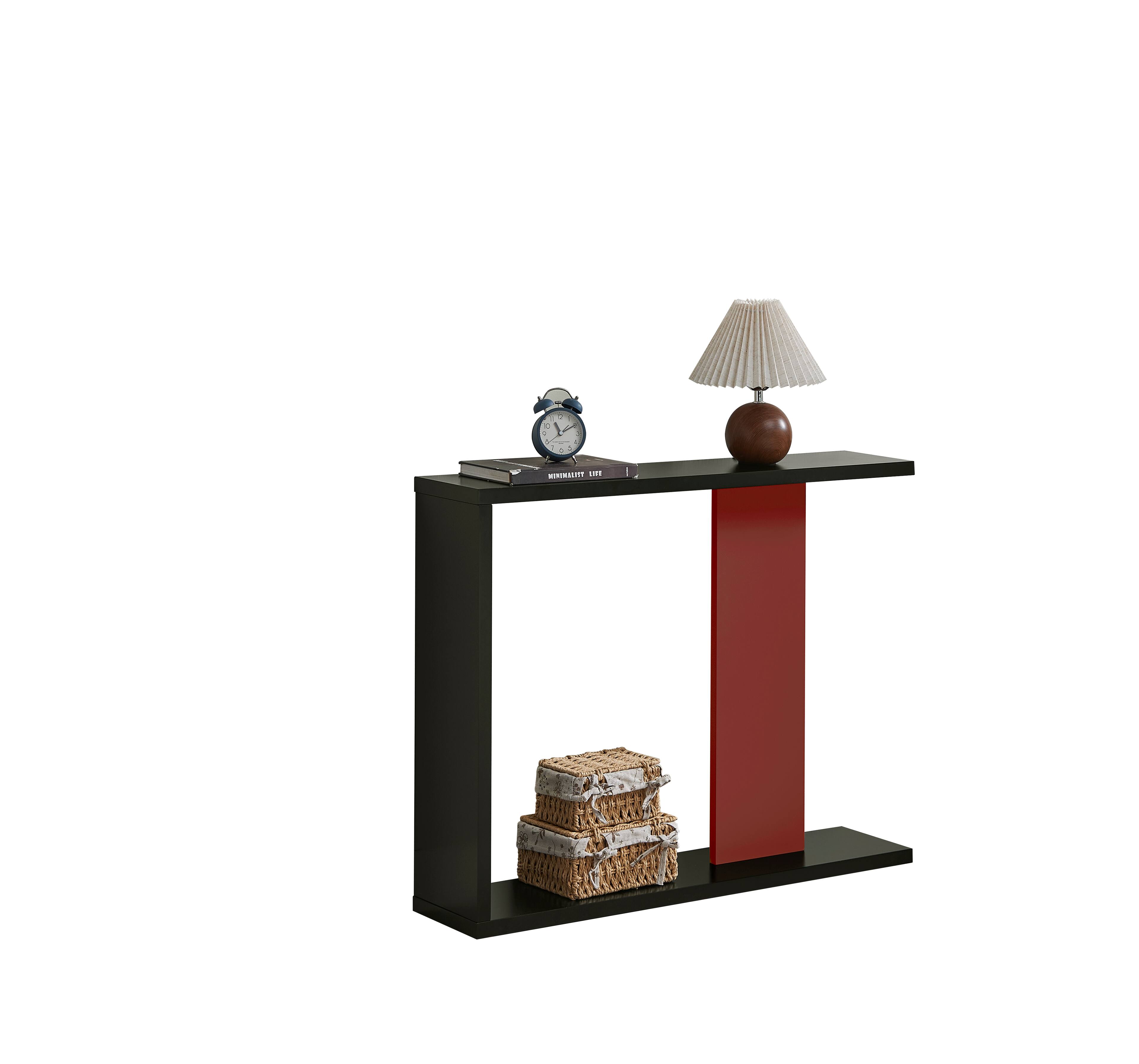 Angle. Kings Brand Furniture - Kings Brand Furniture Indio Console Table, Entryway Sofa Table with Storage - Yellow.