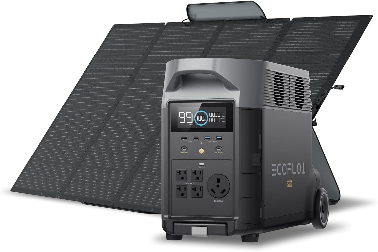 0000 99 100 0000  
20A MAX  
ECOFLOW PRO  
SOA MAX
