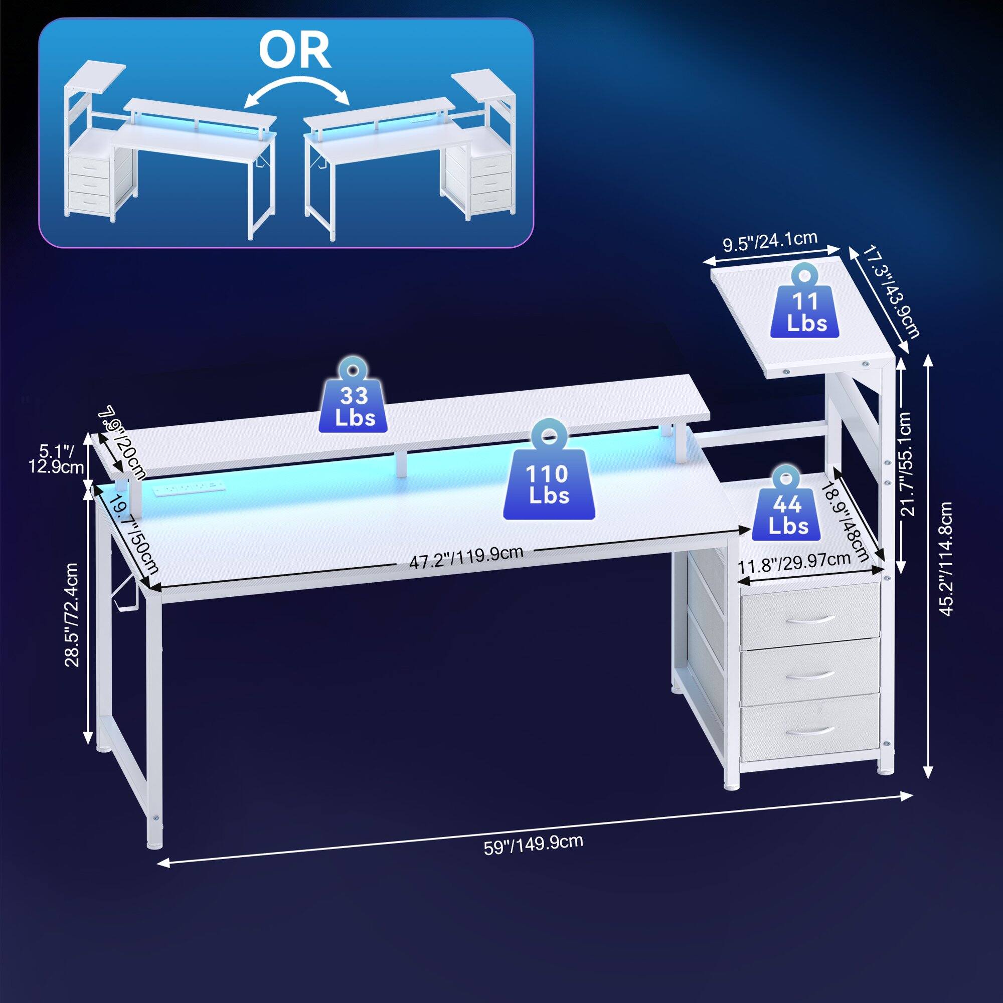 OR  
7.9" 5.1" 20cm 12.9cm 19 7"/50cm 4cm 28.5"/72.4cm 33 Lbs 110 Lbs 47.2"/119.9cm 9.5"/24.1cm 17 1 1 17.3"/43.9cm 3"/43 Lbs 9cm 1cm 44 21.7"/55.1cm 11.8"/29.97cm Lbs 18.9"/48cm 45.2"/114.8cm 59"/149.9cm