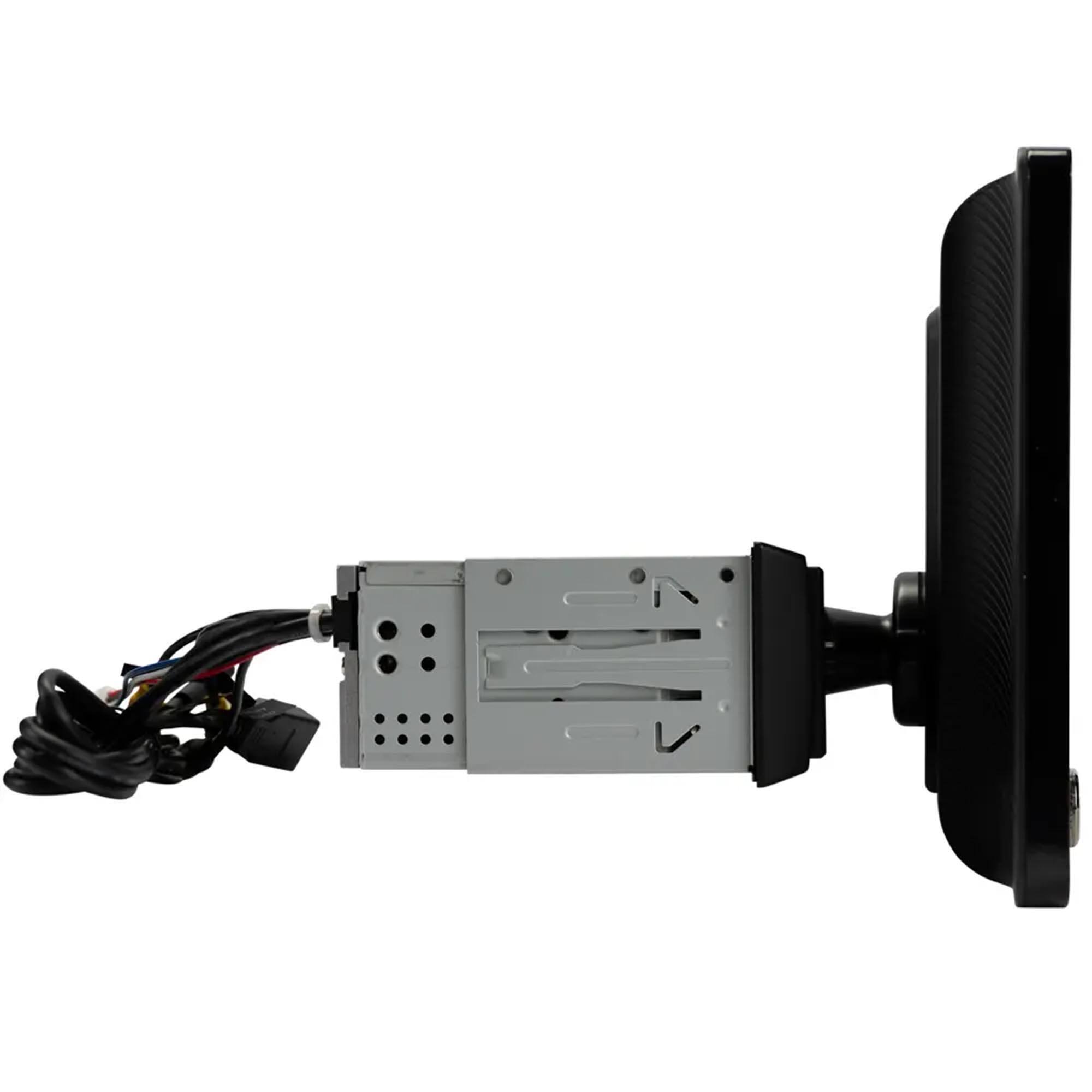 Alt View 1. Jensen - Jensen CAR140MW-R 10.1" Mechless CPAA AV Receiver w/ Light Ring - Black/Gray.