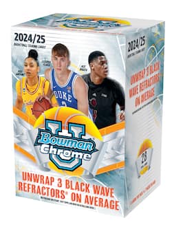 Topps 2024 2025 Bowman University Chrome Basketball Blaster Box SP Topps 2024 2025 Bowman University Chrome Basketball Blaster Box SP