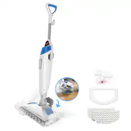 BISSELL - PowerFresh Scrubbing & Sanitizing Steam Cleaner Mop - White